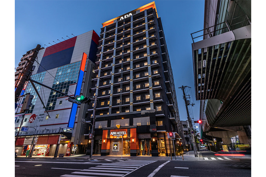 アパホテル〈なんば南 恵美須町駅〉