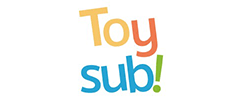 月額制おもちゃのレンタルサービス「トイサブ！」 ロゴ