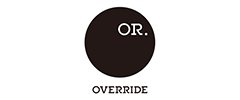 OVERRIDE KITTE丸の内店　ロゴ