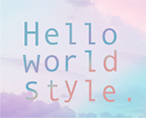 Hello world style　ロゴ