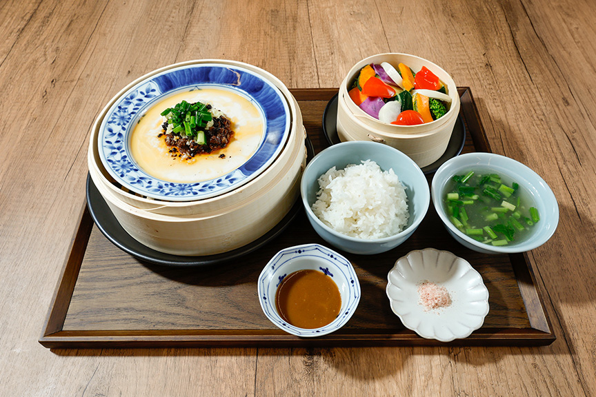 台湾食堂 せいろでごはん by JIN DIN ROU　自家製豆腐の麻婆