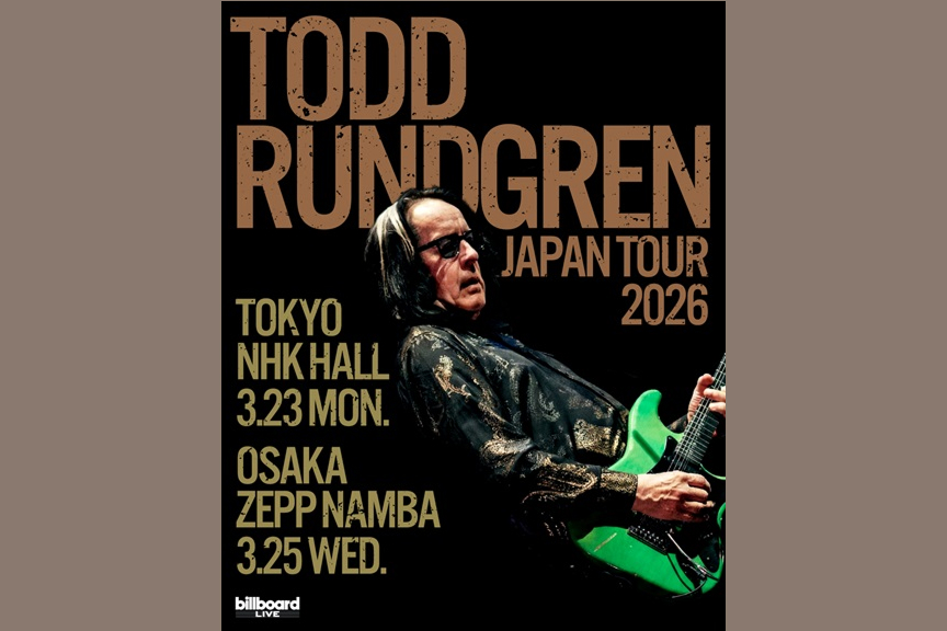 Billboard Live presents Todd Rundgren Japan Tour 2026