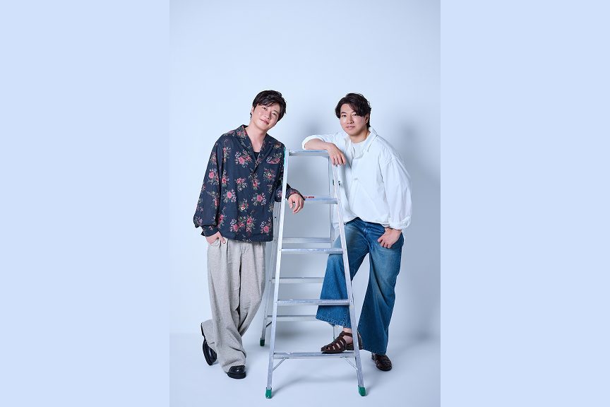 田中圭さん、矢崎広さん　インタビューページ　舞台『母さん、ラブソングです。』